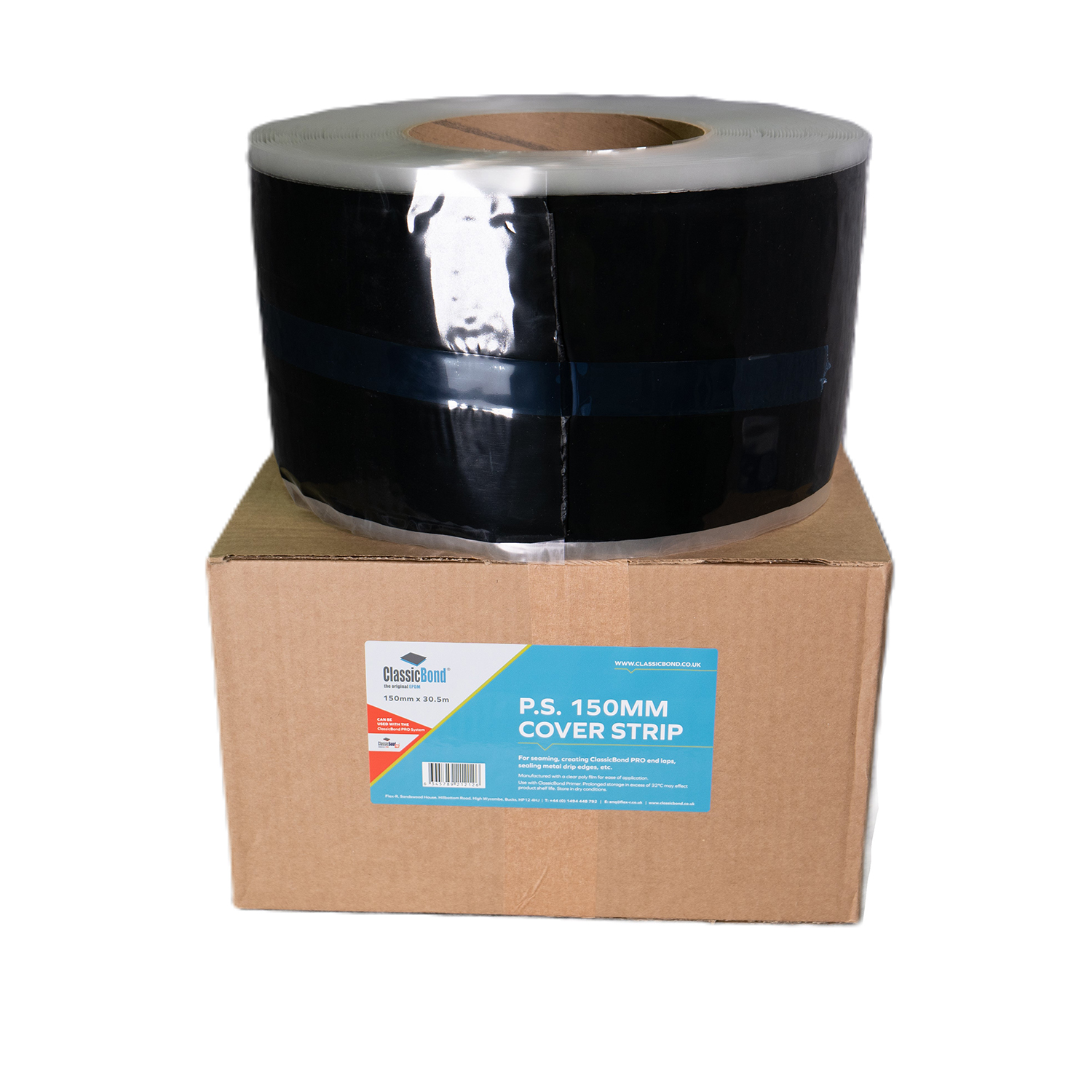 ClassicBond Pressure Sensitive Cover Strip - White Background