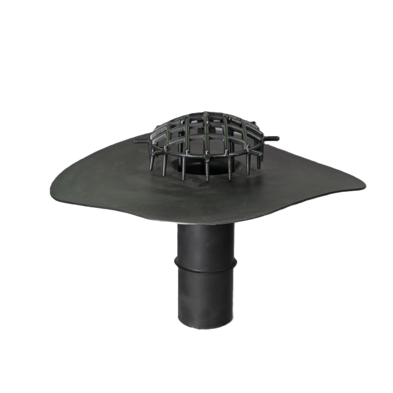 68mm Anti-Backup Roof Drain Vertical - White Background